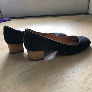 madewell suede pumps